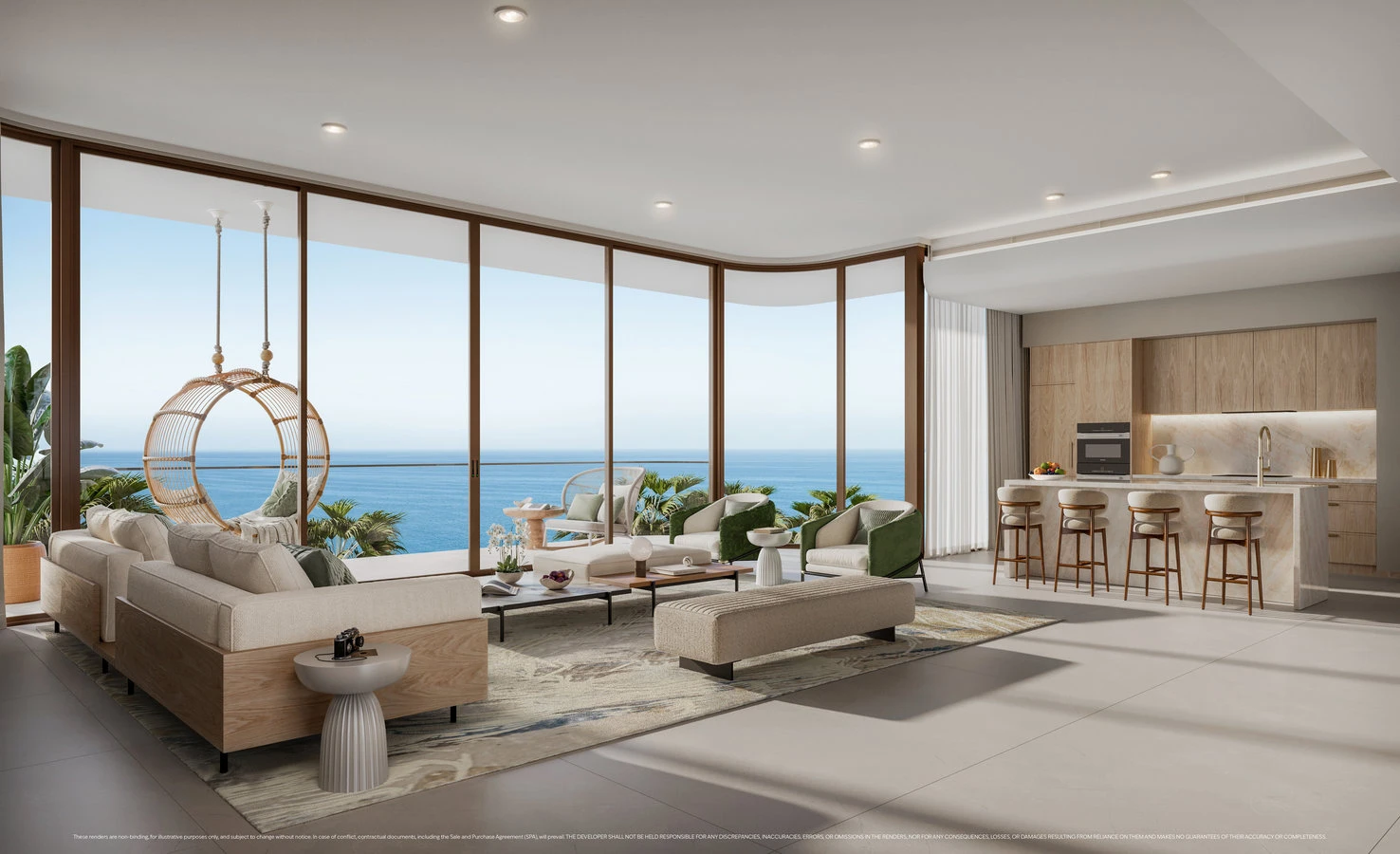 Maisonette - Living and Show Kitchen